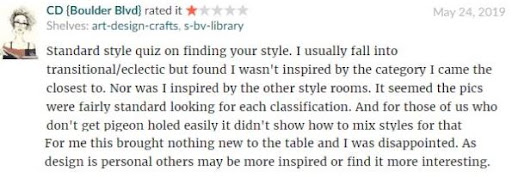 Review of DIY Style Finder Book 1