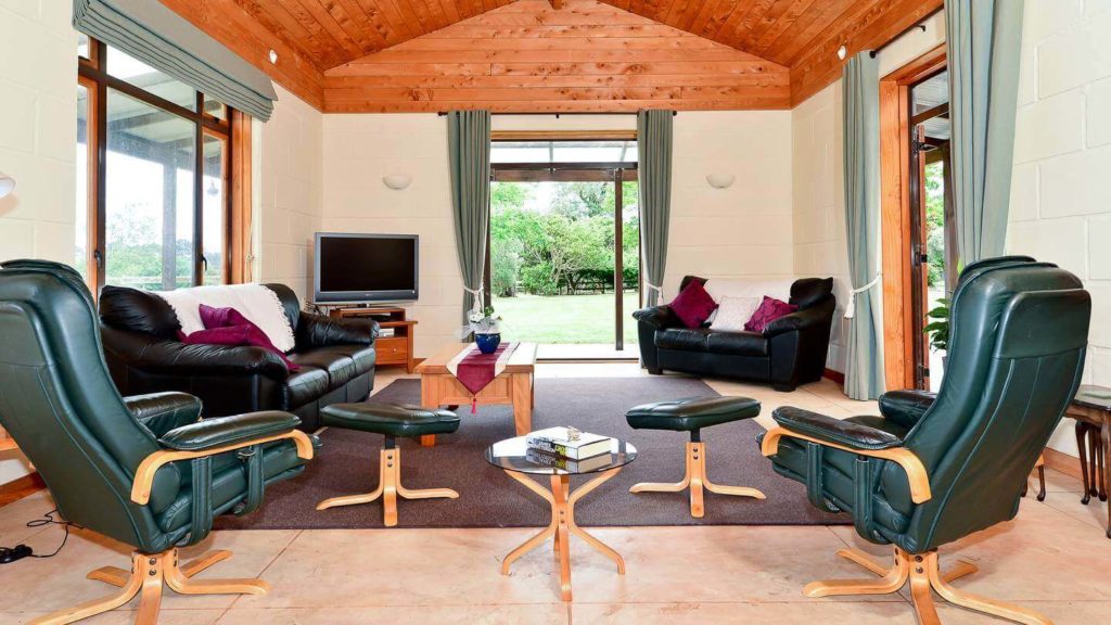 An interior photo of Ruth and Cardell's home that Kristina designed for them.